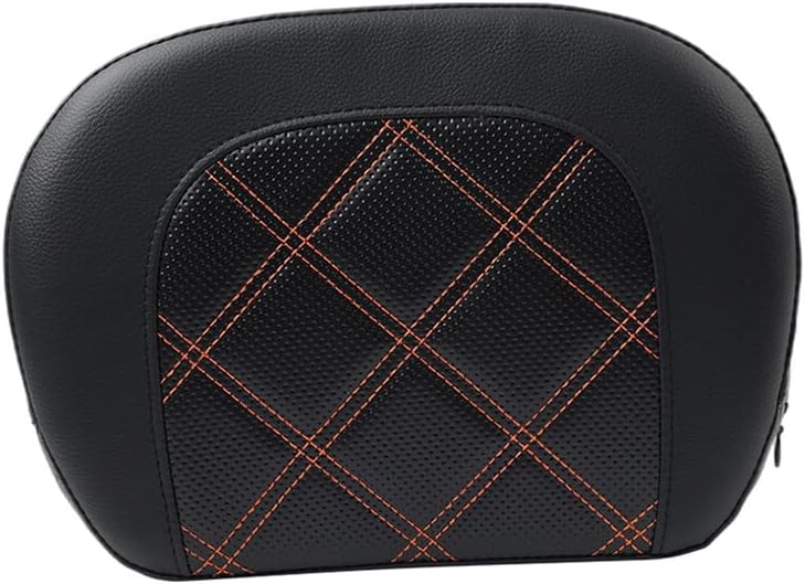 ya 6 8.14 Stitching Passenger Sissy Bar Backrest Black Pad Bracket for Harley Street Glide