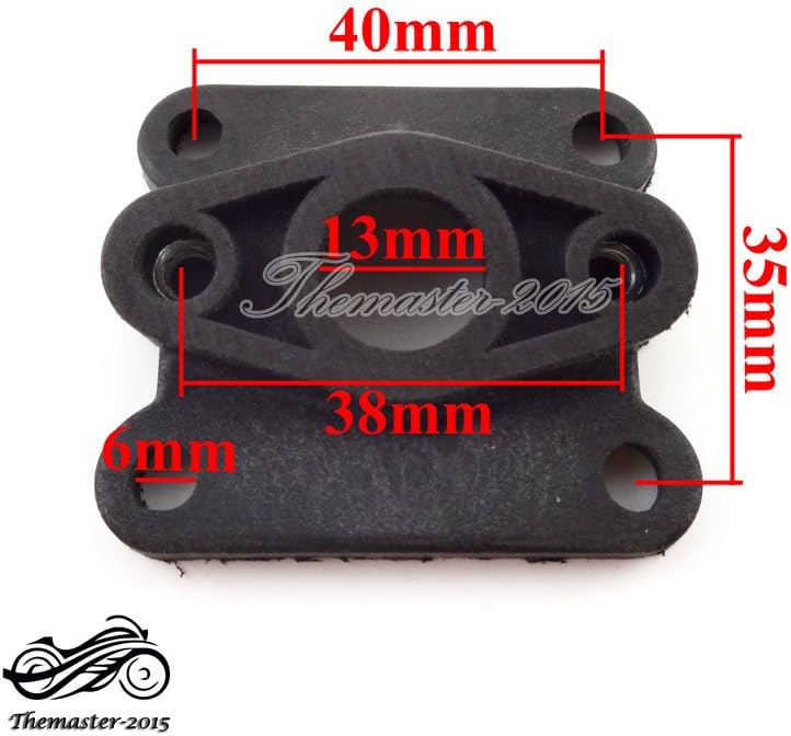 ya 6 8.24 baidi Pocket Bike Carburetor Intake Inlet Manifold 47cc 49cc Engine for Mini Moto Dirt ATV