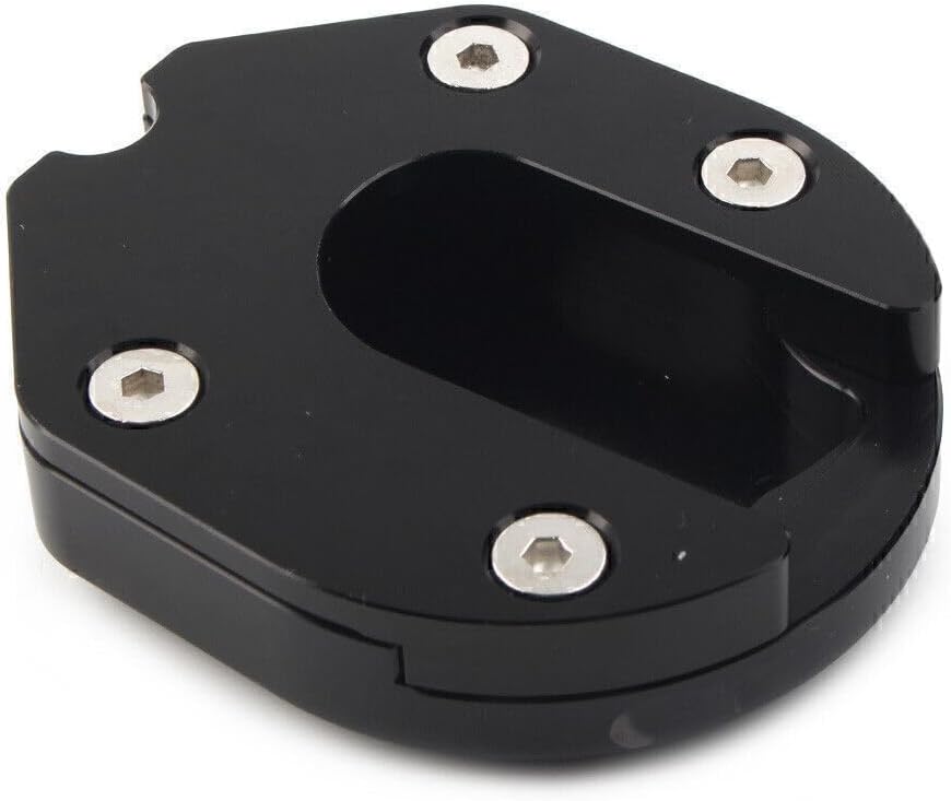 ya 4 8.8.2 Black Kickstand Extension Enlarger Plate Pad for Honda Forza 350/300/250/125