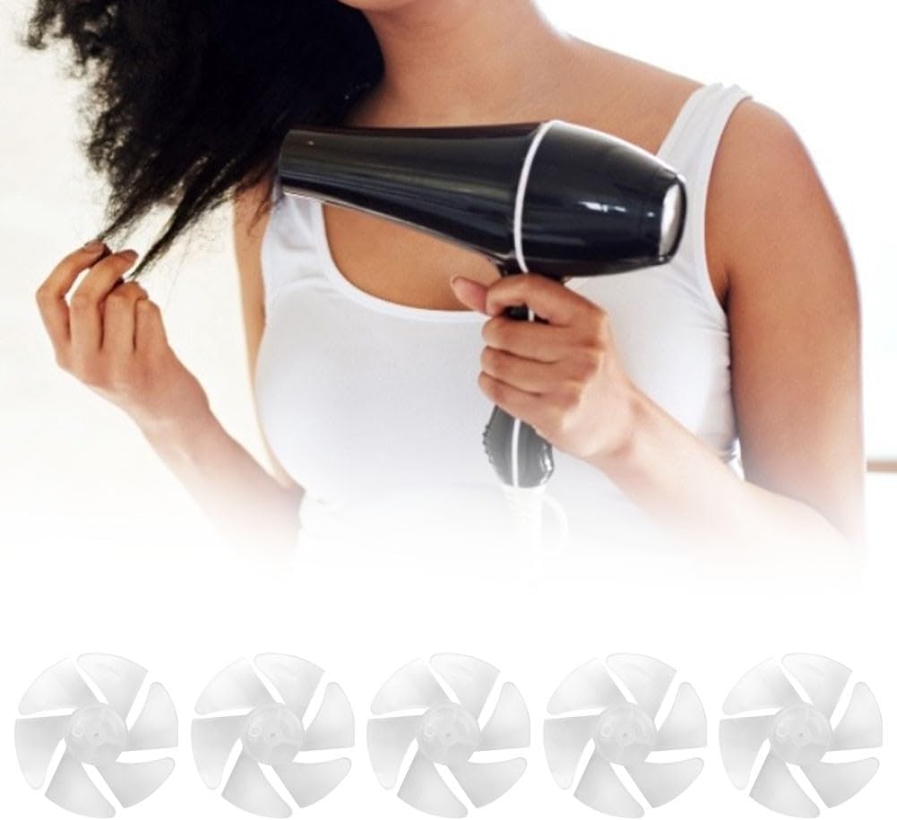 ya 26 10.21 baidi 10Pcs Plastic Fan Blade Small Power Hair Dryer Fan Leaves Motor