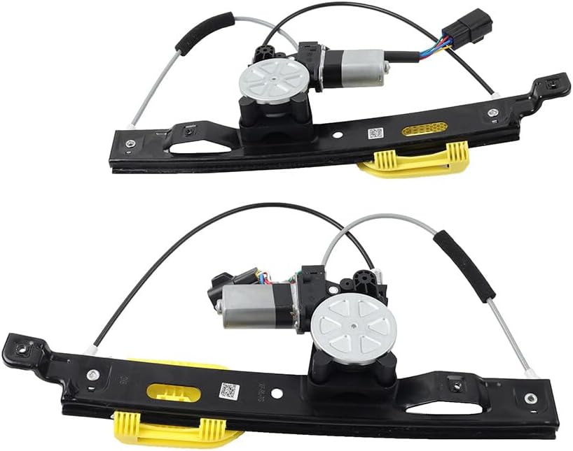 ya 2 8.15 Power Window Regulator Assembly for Jaguar XF X XFR-S 2009-2015 Black pair