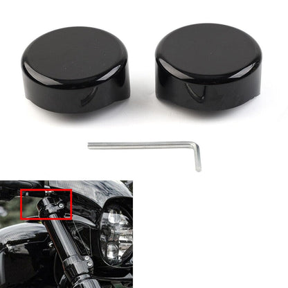 ya 9 10.24 2X Upper Fork Caps Cover for Harley Softail Breakout FXBR FXBRS 2018-2023 2