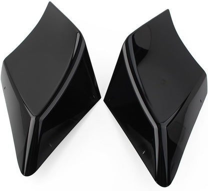 ya 23 10.7 baidi NEW Black Stretched Extended Side Cover for Harley Road Electra Glide 89-13