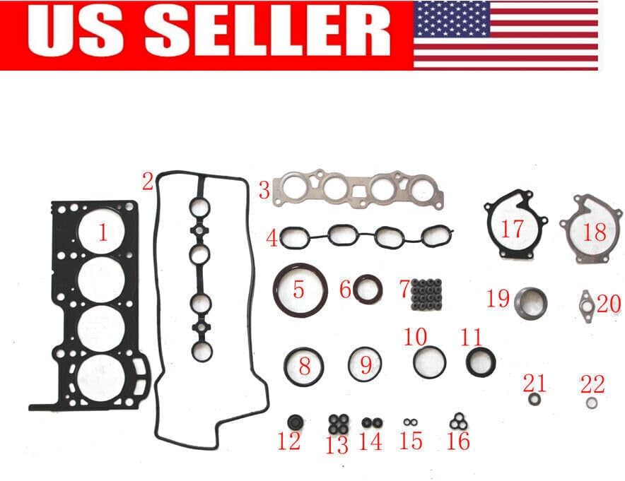 ya 4 8.10 3SZVE 3SZ for 1 5L Engine Parts Complete Engine Rebuild Kit Engine Gasket