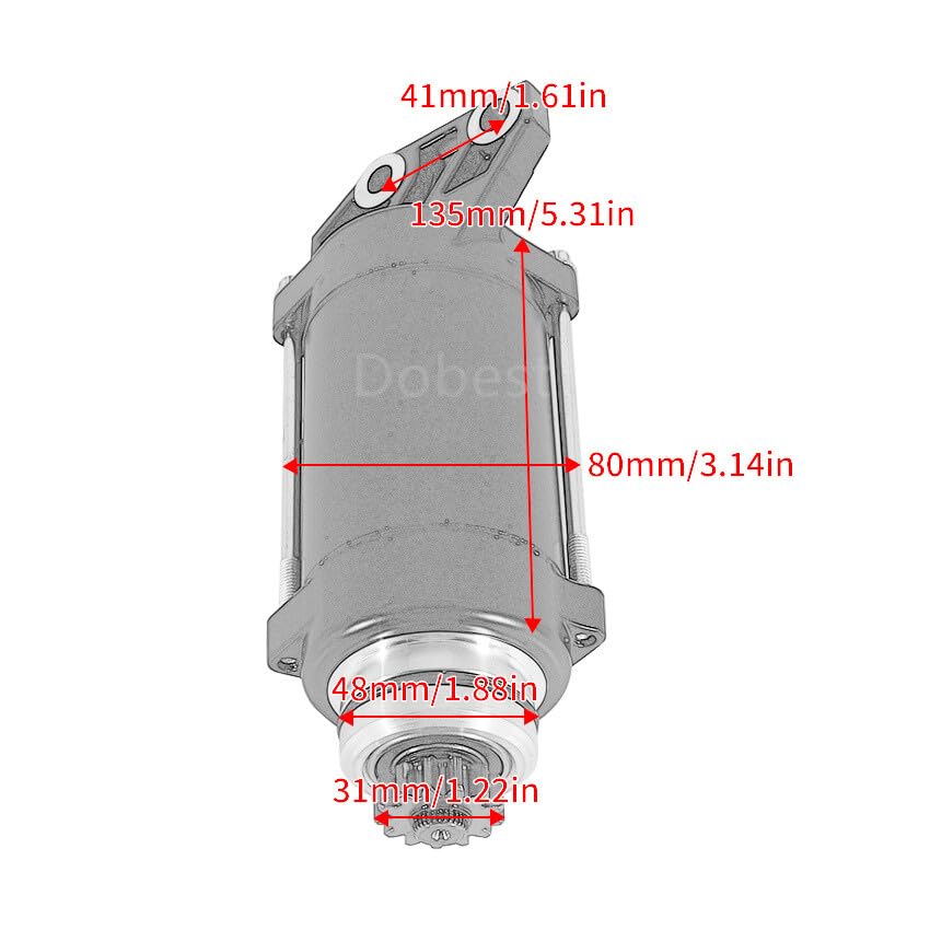 ya 23 10.7 baidi for Yamaha Starter Motor RM1800 AR192 2013-16 TX1800 AR190 California 2019-2022