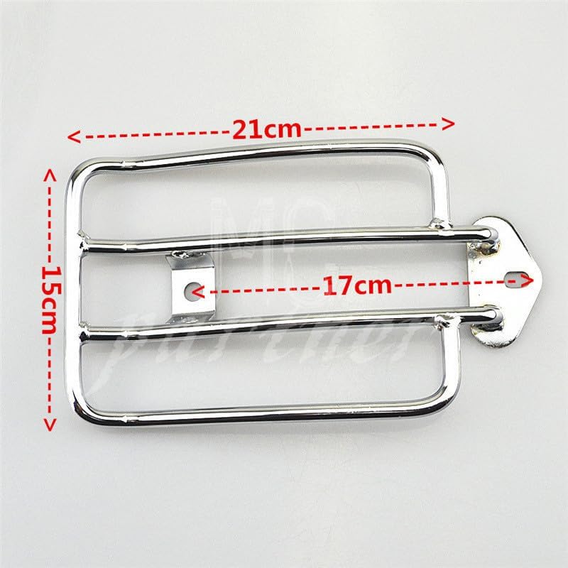 ya 12 10.8 baidi Chrome Metal Solo for Seat Luggage Rack for Harley Sportster XL883 1200 2004-2014