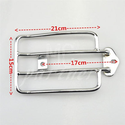 ya 12 10.8 baidi Chrome Metal Solo for Seat Luggage Rack for Harley Sportster XL883 1200 2004-2014