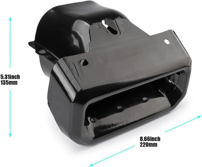 ya 6 8.24 baidi for Chevy for Silverado for GMC for Sierra 19-24 Tips Bezels Black 84434642 84434641
