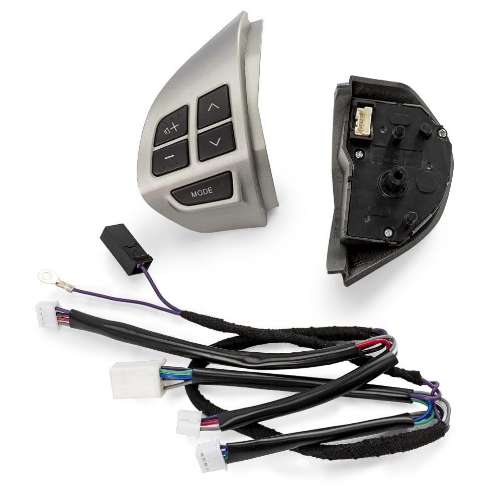 ya 5 8.24 baidi 2XFor 06-16 for Mitsubishi for Outlander L200 Laner Silver Steering Wheel Control Switch