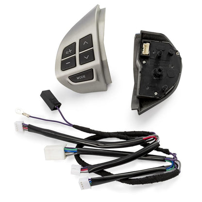 ya 5 8.24 baidi 2XFor 06-16 for Mitsubishi for Outlander L200 Laner Silver Steering Wheel Control Switch