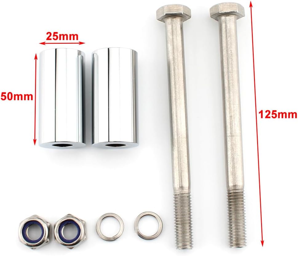ya 4 8.14 for Kawasaki Vulcan 800 Vulcan 900 1500 1600 2000 Aluminum 2 Handlebar Risers
