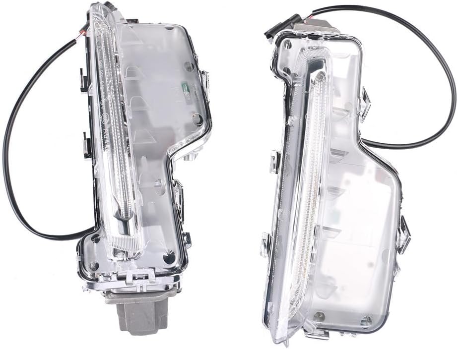 ya 10 9.16 zhengce 2Pcs Left+Right Front Bumer Fog Light Lamp Clear LED for Volvo S60 2014-201