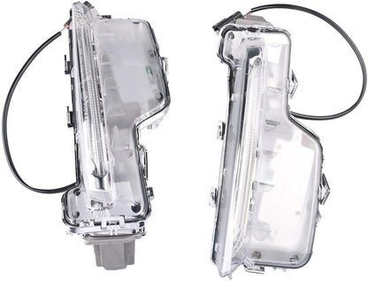 ya 10 9.16 zhengce 2Pcs Left+Right Front Bumer Fog Light Lamp Clear LED for Volvo S60 2014-201