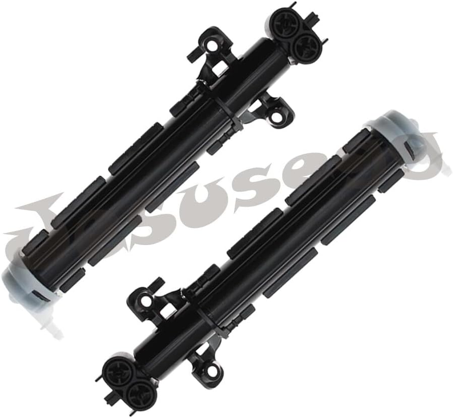 ya 9 10.24 2pcs Washer Fluid Jet- Headlight Cleaning 31391838 for Volvo S60 Mk2 Black RH+LH