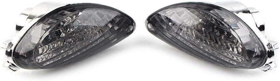 ya 7 8.24 baidi 2X Smoke Turn Signal Indicator Light Lens for Suzuki Hayabusa GSX1300R 2008-10
