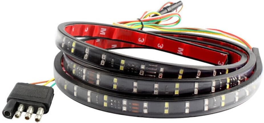 ya 2 8.15 60 inch dual row LED tea tray tailgate light strip, sequential turn signal reversal