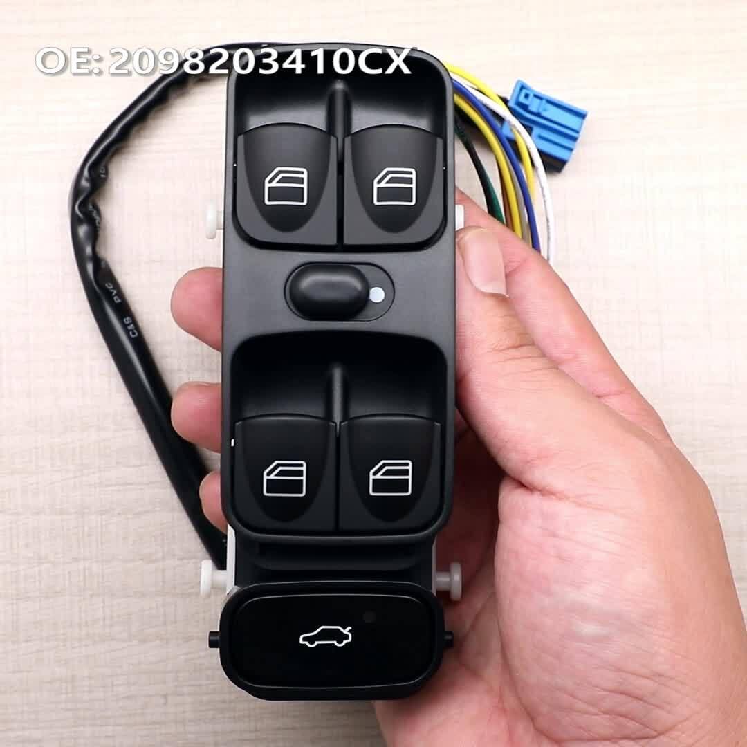 ya 6 8.24 baidi Electric Window Switch for Mercedes CLK320 CLK500 W209 2003-2009 A2098203410