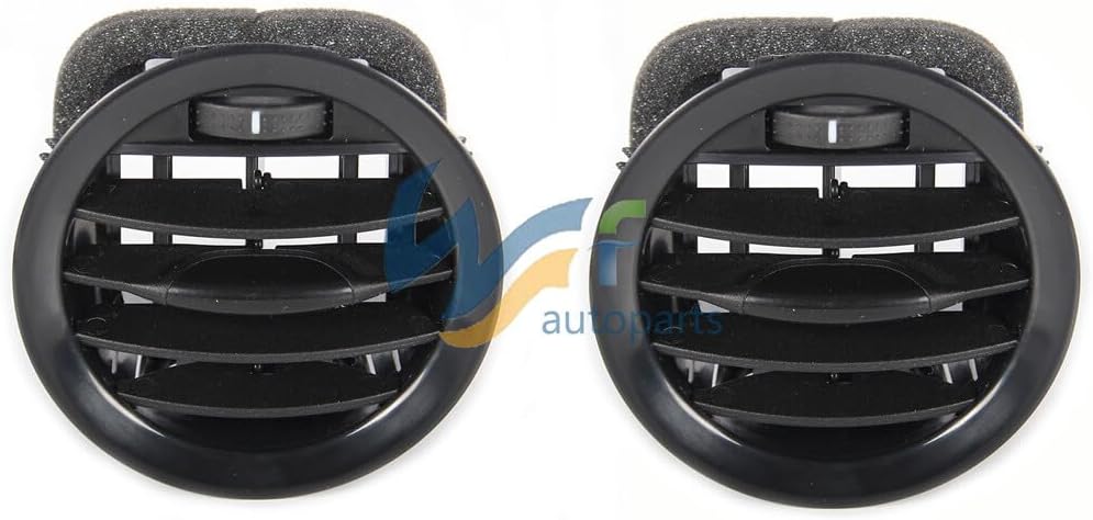 ya 10 9.16 baidi 2pcs Black Dashboard AC Air Vent Kit Fit for Opel ADAM 13417363