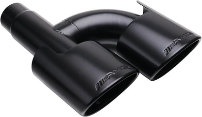 ya 6 8.24 baidi SS304 Muffler End Tips AMG For C250 C300 for Mercedes-benz W204 C-Class BLK