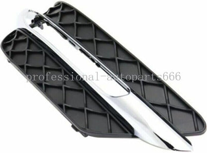 ya 7 8.24 baidi 4PCS L+R Daytime Running Light Insert Bezel Grille Trim for 12-14 for Mercedes C250