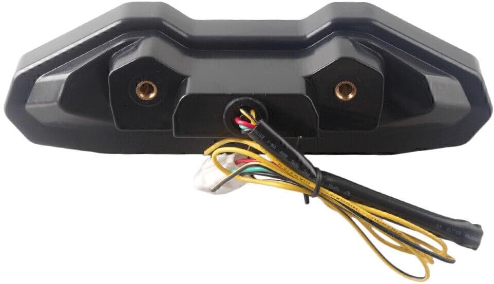 ya 4 8.8.2 LED Smoke Tail Light Brake Light Turn Signal Lamp for Yamaha FZ-09 MT-9 2014