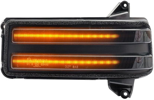 ya 4 8.10 DRL LED Towing Mirror Stop Turn Signal Light for 2020+ for GMC for Sierra 2500HD 3500HD 