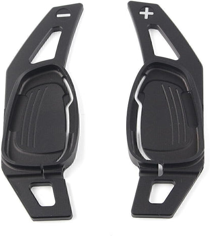 ya 4 8.8.2 2 x Steering Wheel Shift Paddle Shifter Trim Cover for Audi A5/S5/SA5 RS3 Black