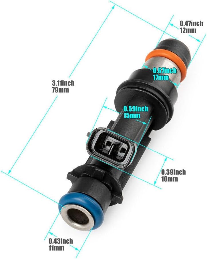 ya 10 9.16 baidi 6Pcs Fuel Injectors 25313185 For 2002-04 for Chevrolet Trailblazer for GMC Envoy 4.2L