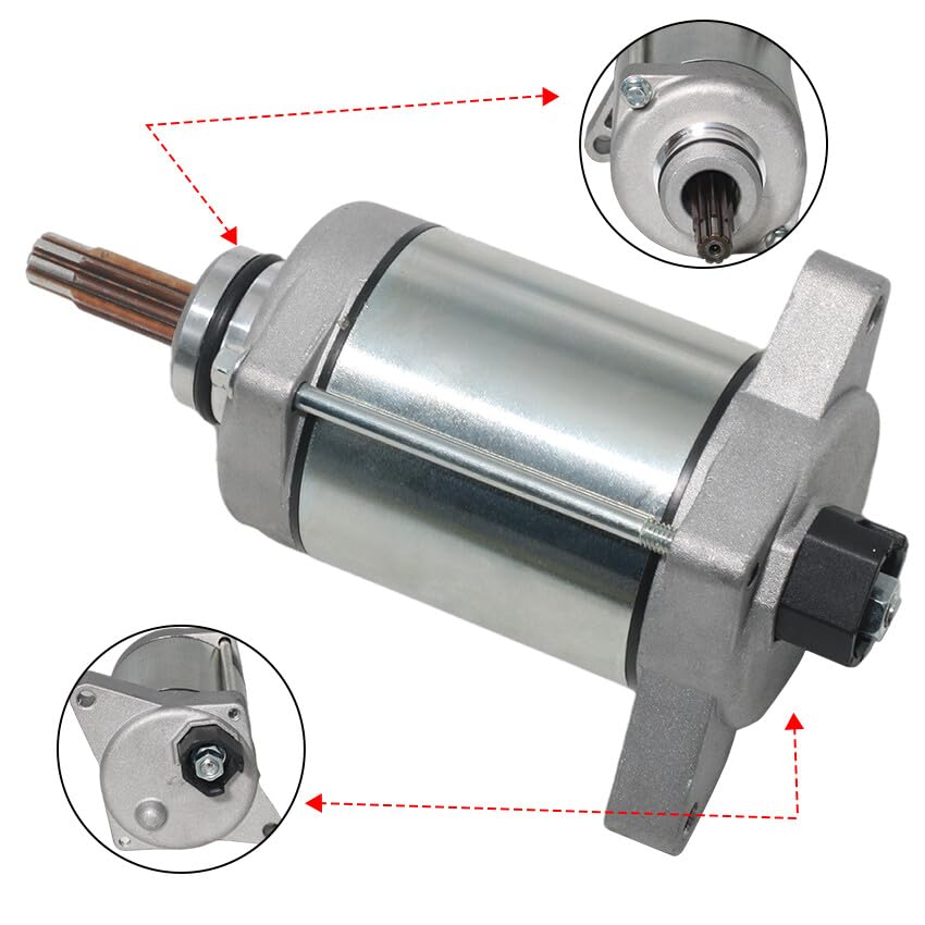 ya 23 10.7 baidi Starter Motor for Honda TRX420 Rancher 420 07-17/TRX500FM Fore for MAN 500 2012-2013