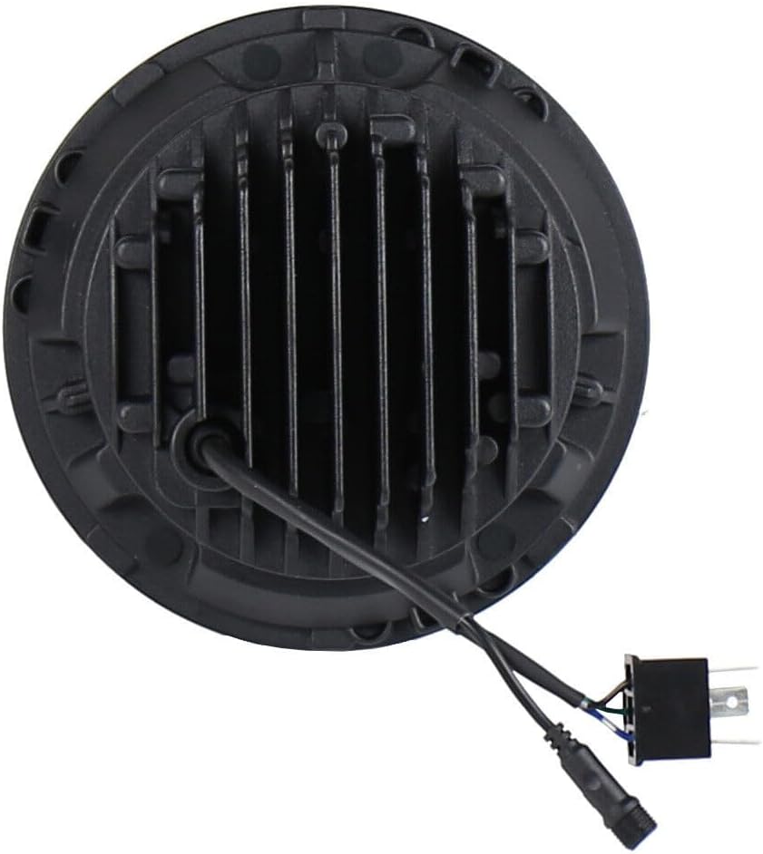 ya 7 8.24 baidi For 1965-1978 for Ford for Mustang RGB LED 7 inch Headlight Angel Eye Halo Fog Light DRL 