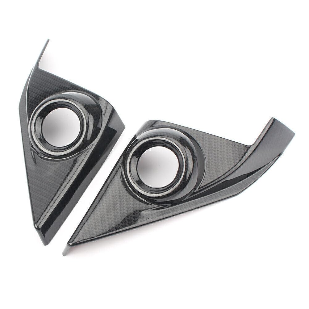 ya 9 10.24 for Honda for Civic 2016-2017 Carbon Style Door Speaker Cover A-Pillar Inte