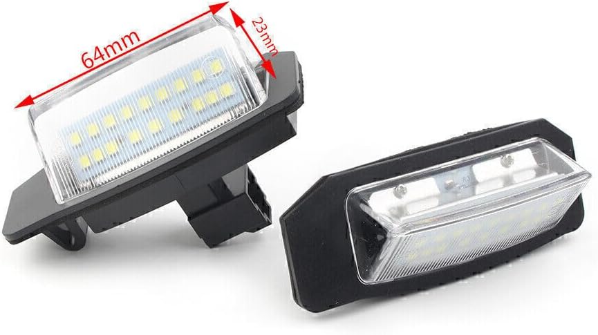 ya 4 8.10 Suitable for Outlander 2006-2011 EX 2007-2017 2-piece LED license plate lights