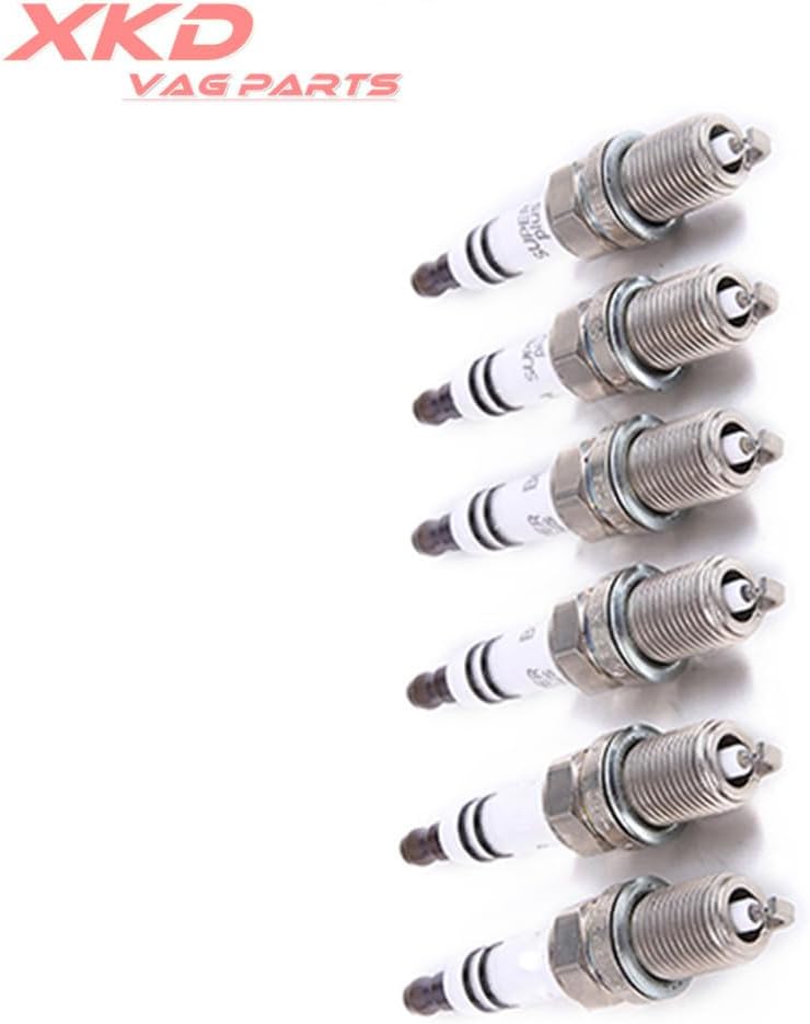 ya 23 10.7 baidi 6Pcs Platinum Spark Plug for Audi A6 S4 Quattro 2.7T V6