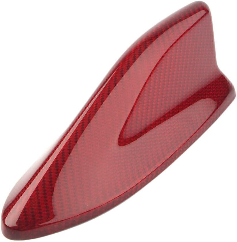 ya 4 8.14 Red Carbon Fiber shark fin Antenna Decorative Cover for Subaru BRZ for Toyota 86