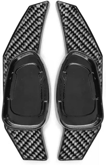 ya 13 9.15 baidi Black Steering Wheel Shift Paddle Extension for Audi S3 S5 S6 RS3 RS4 RS6 RS7