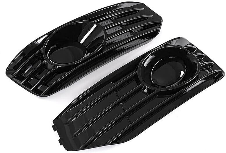 ya 10 9.16 zhengce 2X FRONT BUMPER GRILL FOG LAMP LIGHT COVERS for VW T5 T5.1 SPORTLINE 2010-2