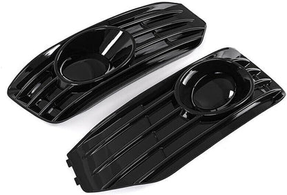 ya 10 9.16 zhengce 2X FRONT BUMPER GRILL FOG LAMP LIGHT COVERS for VW T5 T5.1 SPORTLINE 2010-2