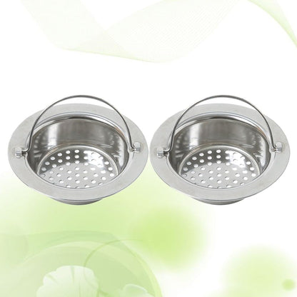 ya 14 9.20 baidi 2 Pcs Sewer Filter Waste Separator Strainer Sink Filters Bathroom-1