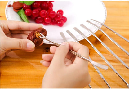 ya 14 9.20 baidi Stainless Steel Shellfish Seafood Tool Lobster Fork Nut Pick for Home-1