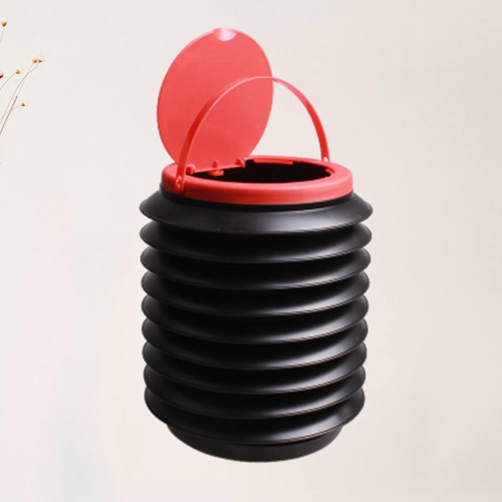 ya 13 9.15 baidi 4 L Trash Can with Lid Bin Car Bedroom Garbage Collapsible Camping Storage