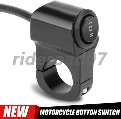 ya 4 8.24 baidi 7/8 Motorcycle ATV Handlebar Mount ON/OFF Switch For Headlight Fog Light Lamp