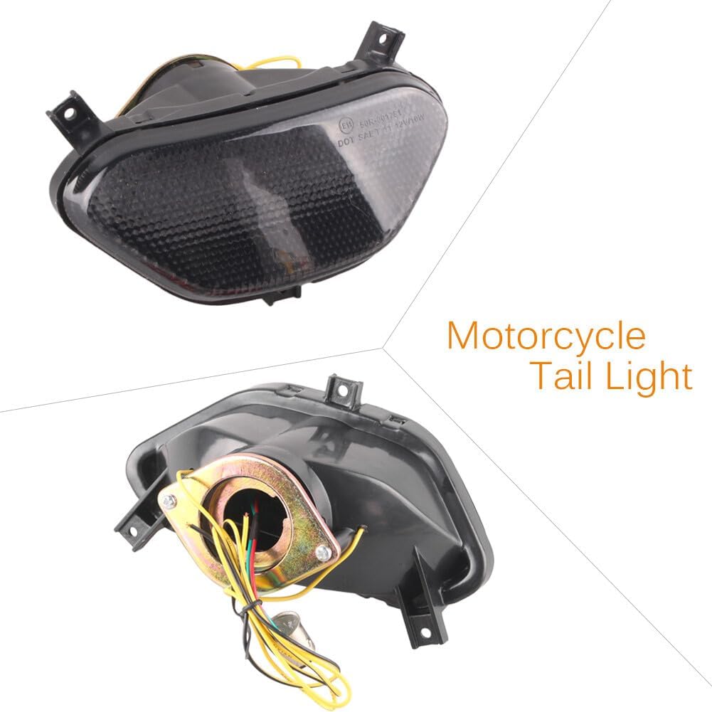 ya 7 8.24 baidi for Suzuki Bandit GSF1200 1997-2000 1998 Smoke LED Brake Taillight Turn Signals