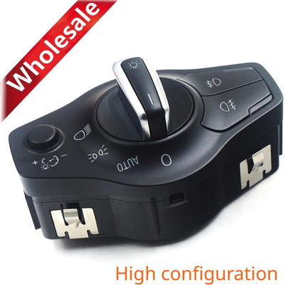 ya 8 8.24 baidi Headlight Fog Light Switch Control Chrome for Audi A4 Q5 S4 S5 A5 2009-17