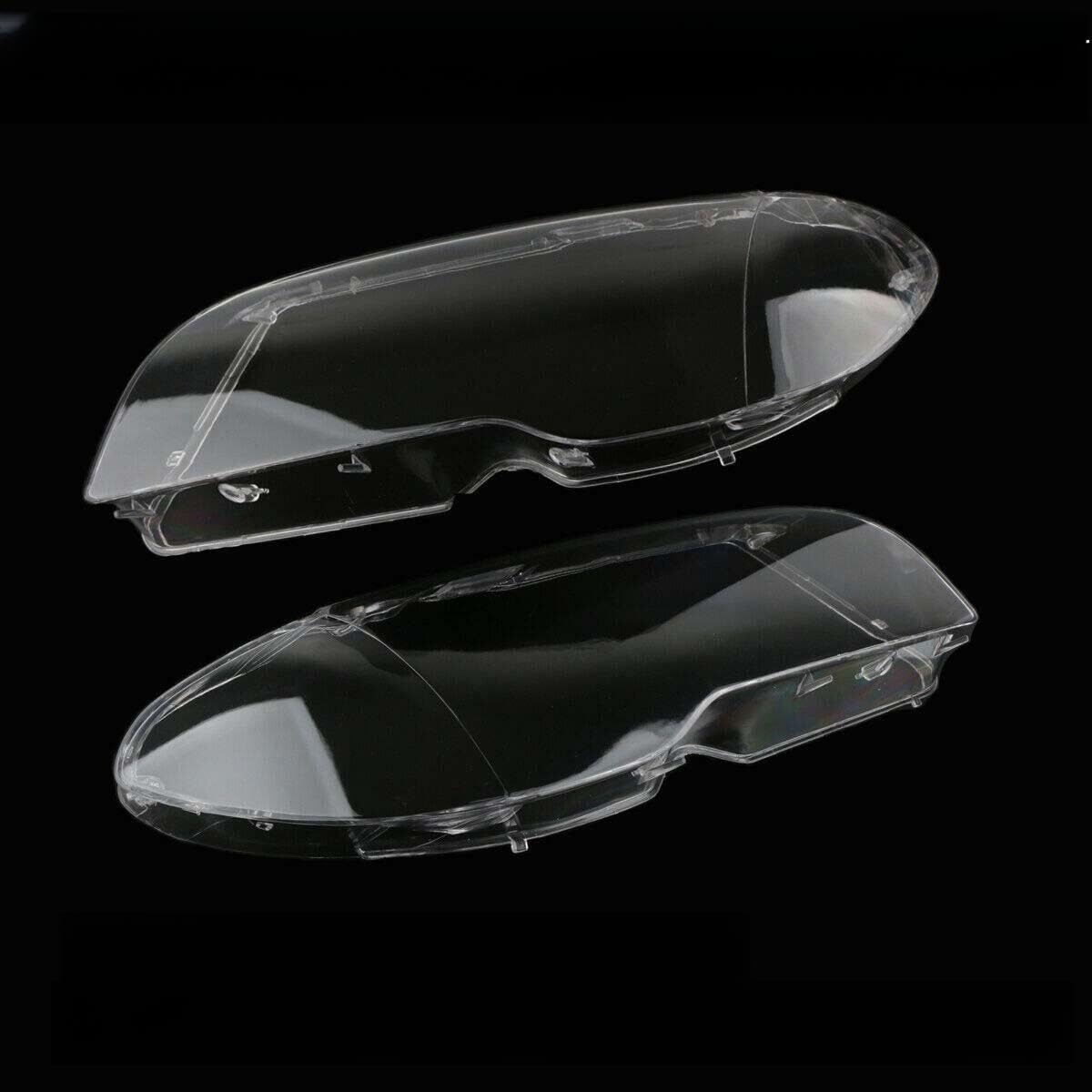 ya 9 10.24 Headlight Headlamp Lens Cover Clear Left+Right for BMW E46 325ci 330ci 2003-2006
