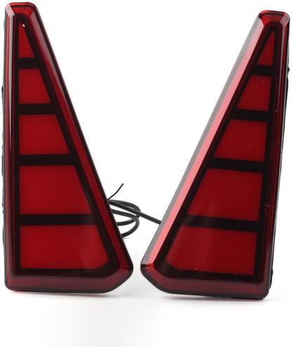 ya 4 8.24 baidi for Toyota Noah Voxy 80 Series 2014-2018 2x LED Rear Bumper Fog Lamp Brake Light