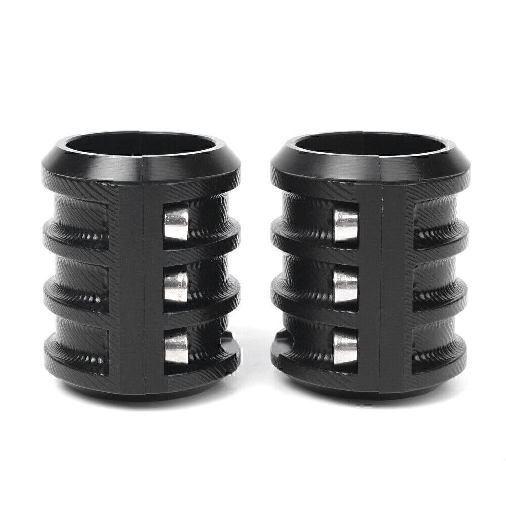 ya 6 8.14 Front Fork Tube Shock Boot Slider Cover Fit for BMW R 1200GS Adv 2013-16 Black 2pcs