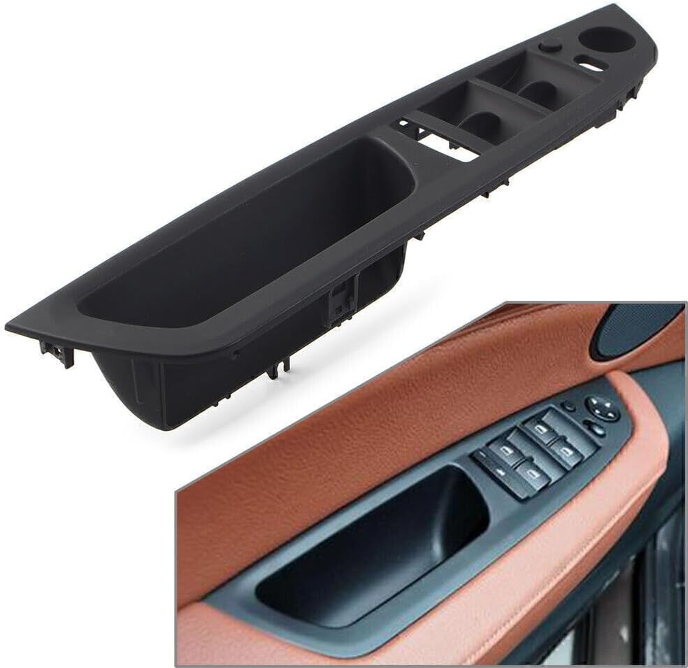 ya 10 9.16 baidi Fit for BMW X5 E70 2007-13 08 X6 E71/E72 Car Inner Door Handle Panel Tirm Cover LHD