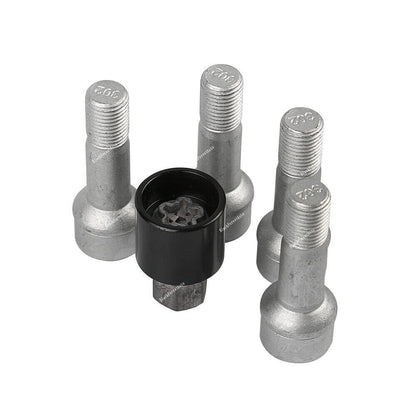 ya 28 10.13 zhengce 5pcs Wheel Set Studs Lugs Long Safety Bolts A0019901707 Fit for Benz M14x1