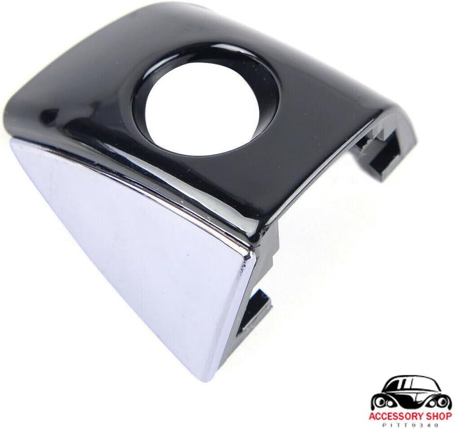 ya 10 9.16 baidi Driver's Side Door Handle Keyhole Cover, Left Front Chrome Key Cap Suitable for Audi A6 A7