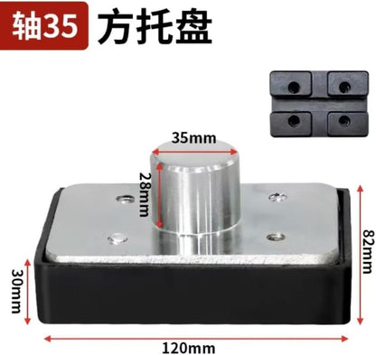 ya 4 8.8.2 4pc 35/38mm Car Lift Rectangular Rubber Tray Heightening Feet Pad